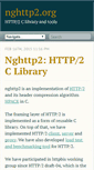 Mobile Screenshot of nghttp2.org